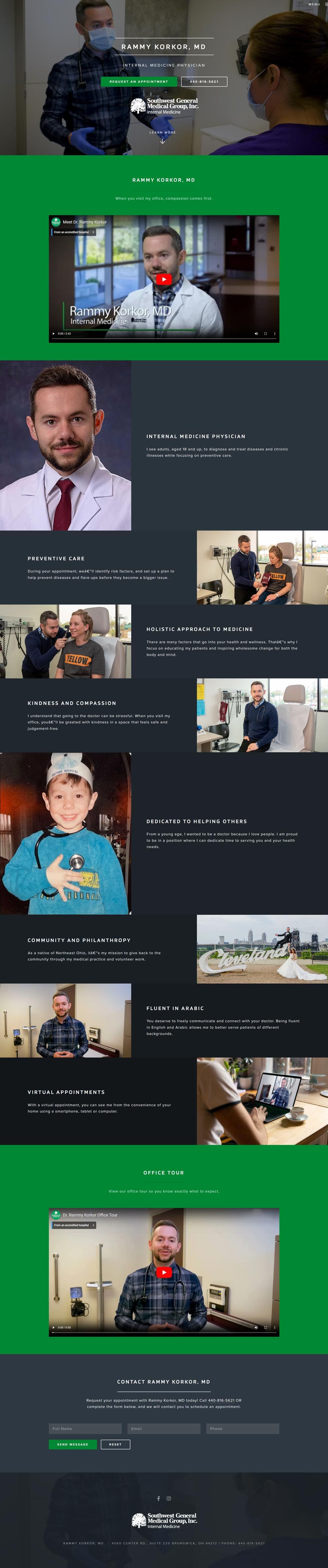 Southwest General Website Design