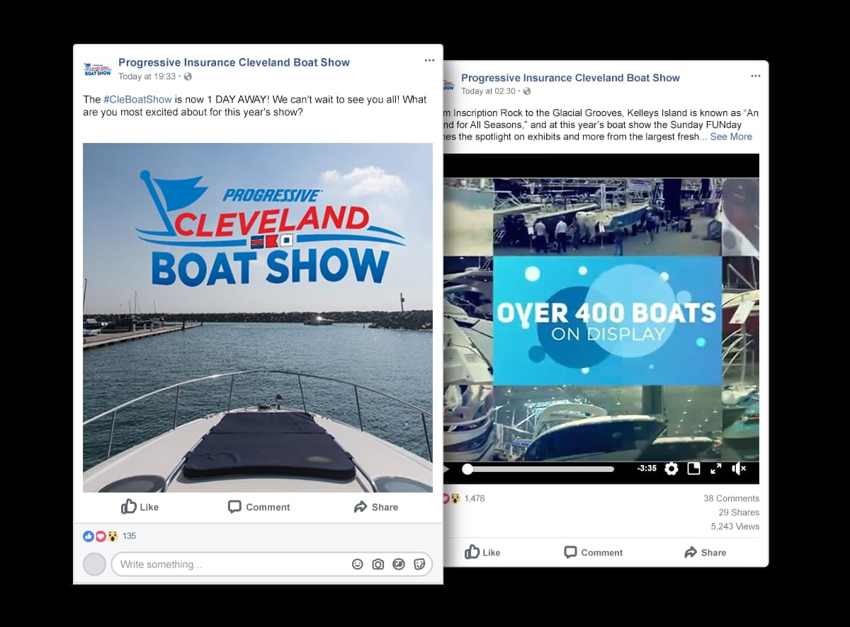 Cleveland Boat Show Facebook