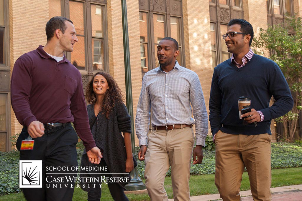 CWRU Students Walking