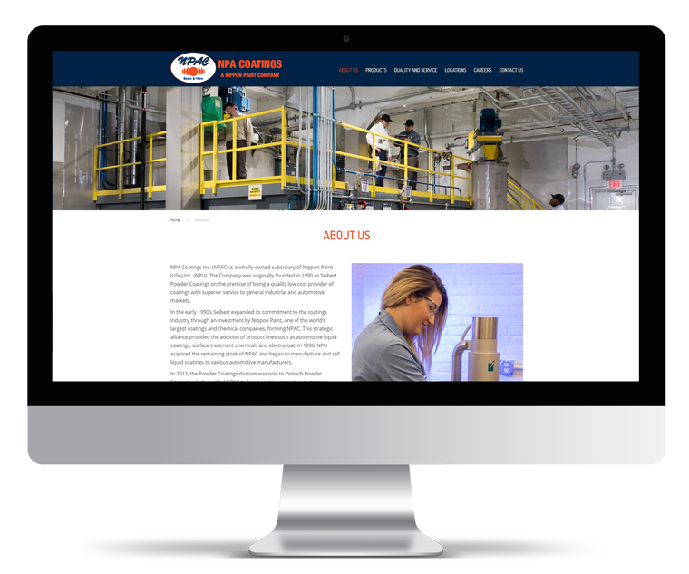 NPA Coatings webpage